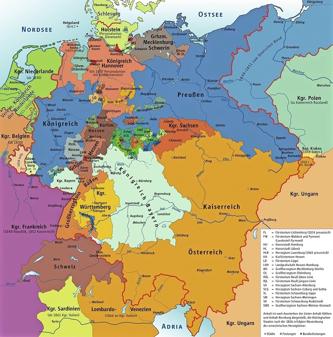 kaart Duitsland